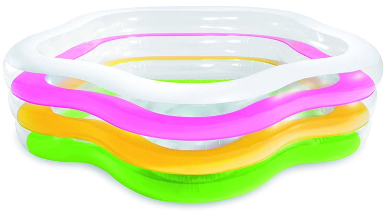 Intex PISCINA GONFIABILE SUMMER COLORS  cm. 185x180x53 h (lt. 460)