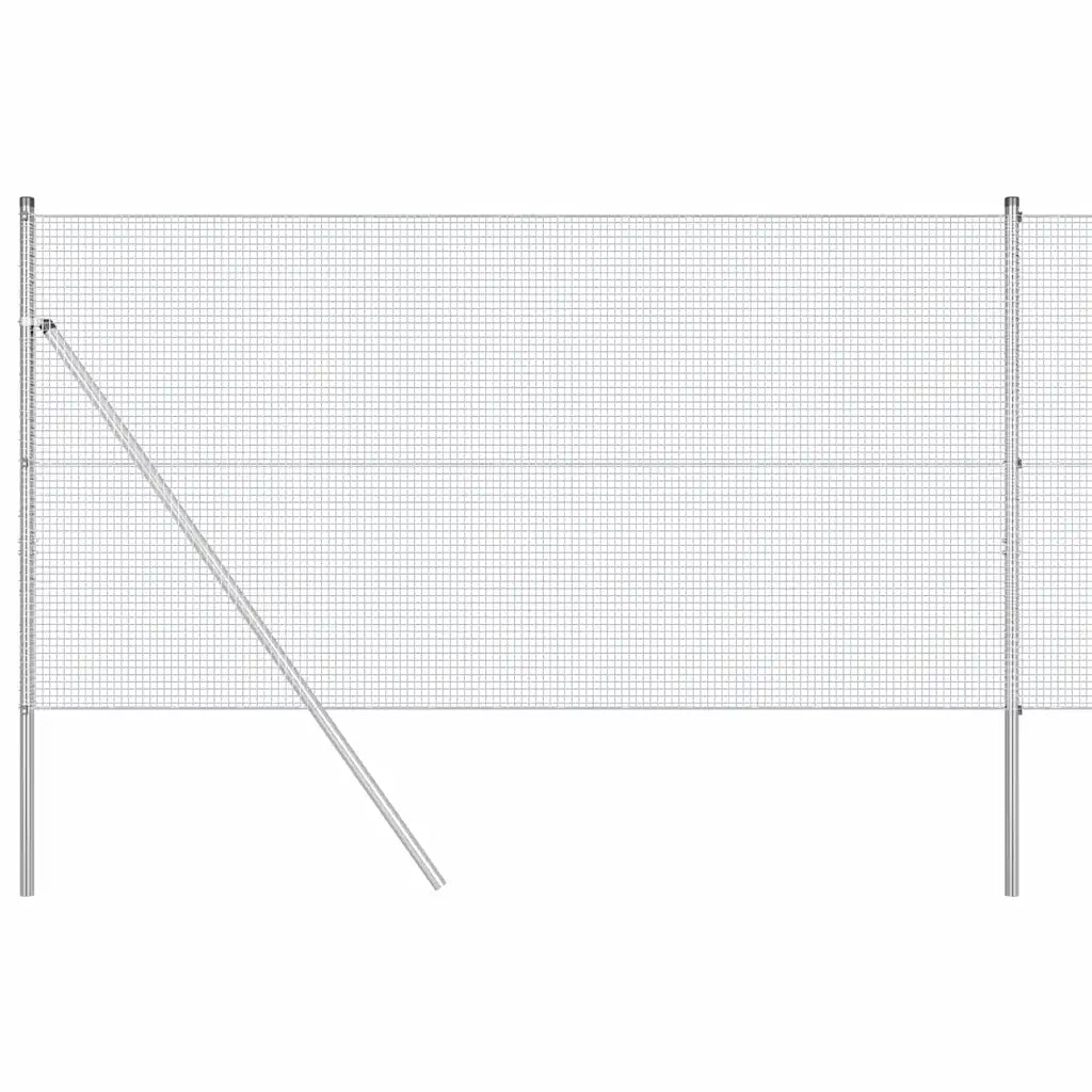 Palo della recinzione Argento 50 x 1,2 m (rete 16 x 16 mm)