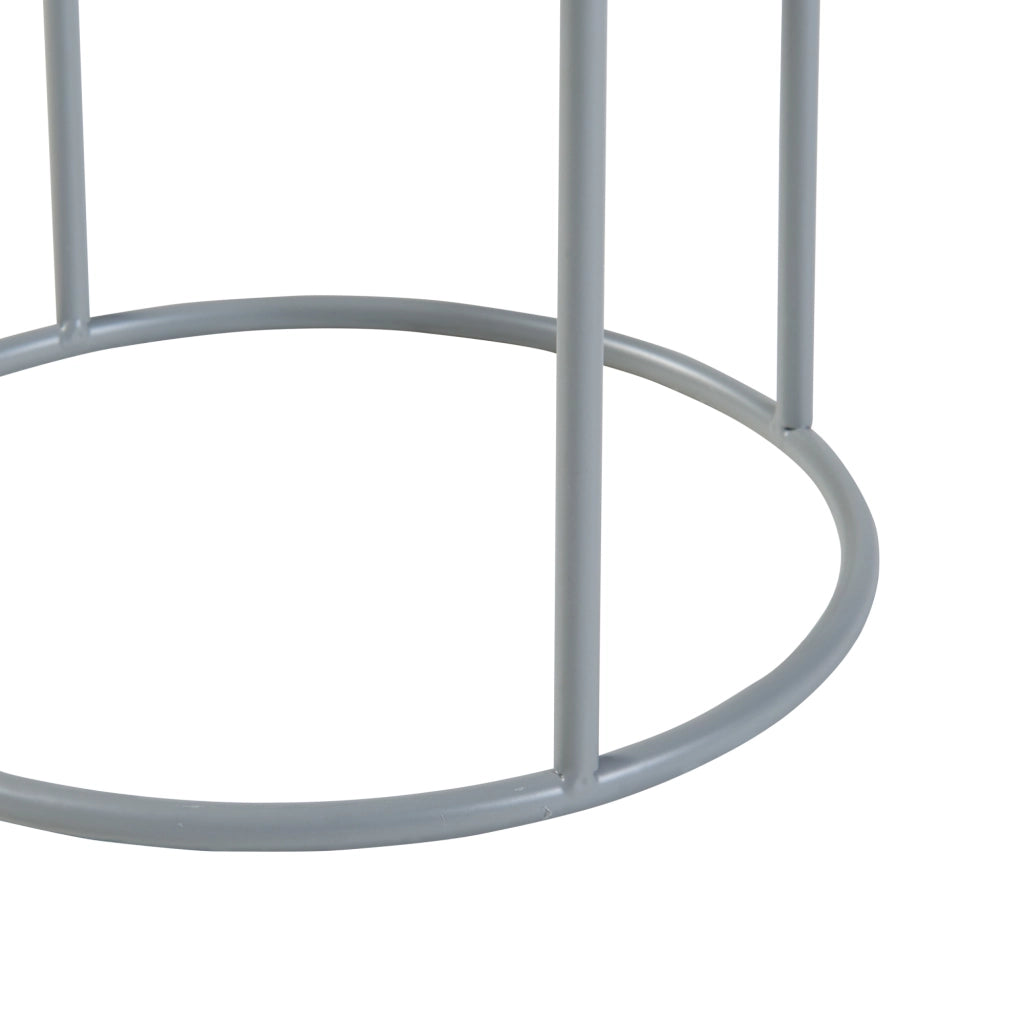 Stand Portapiante Assen 38 x 23,5 cm Metallo Grigio scuro [en.casa]