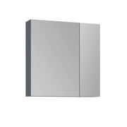 Mobile da bagno con specchio "Nuvola 60 v2" - 66 x 16 x 60 cm - Antracite