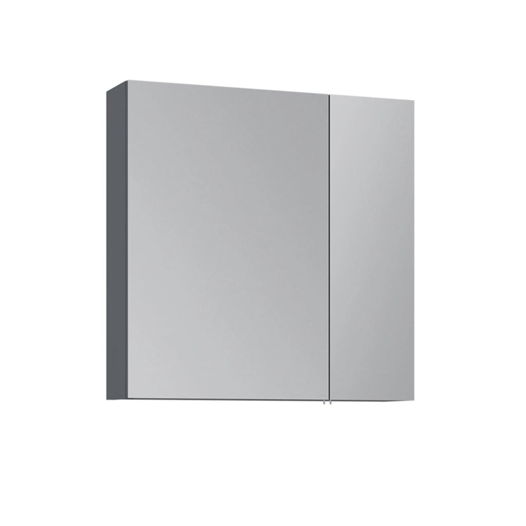 Mobile da bagno con specchio "Nuvola 60 v2" - 66 x 16 x 60 cm - Antracite