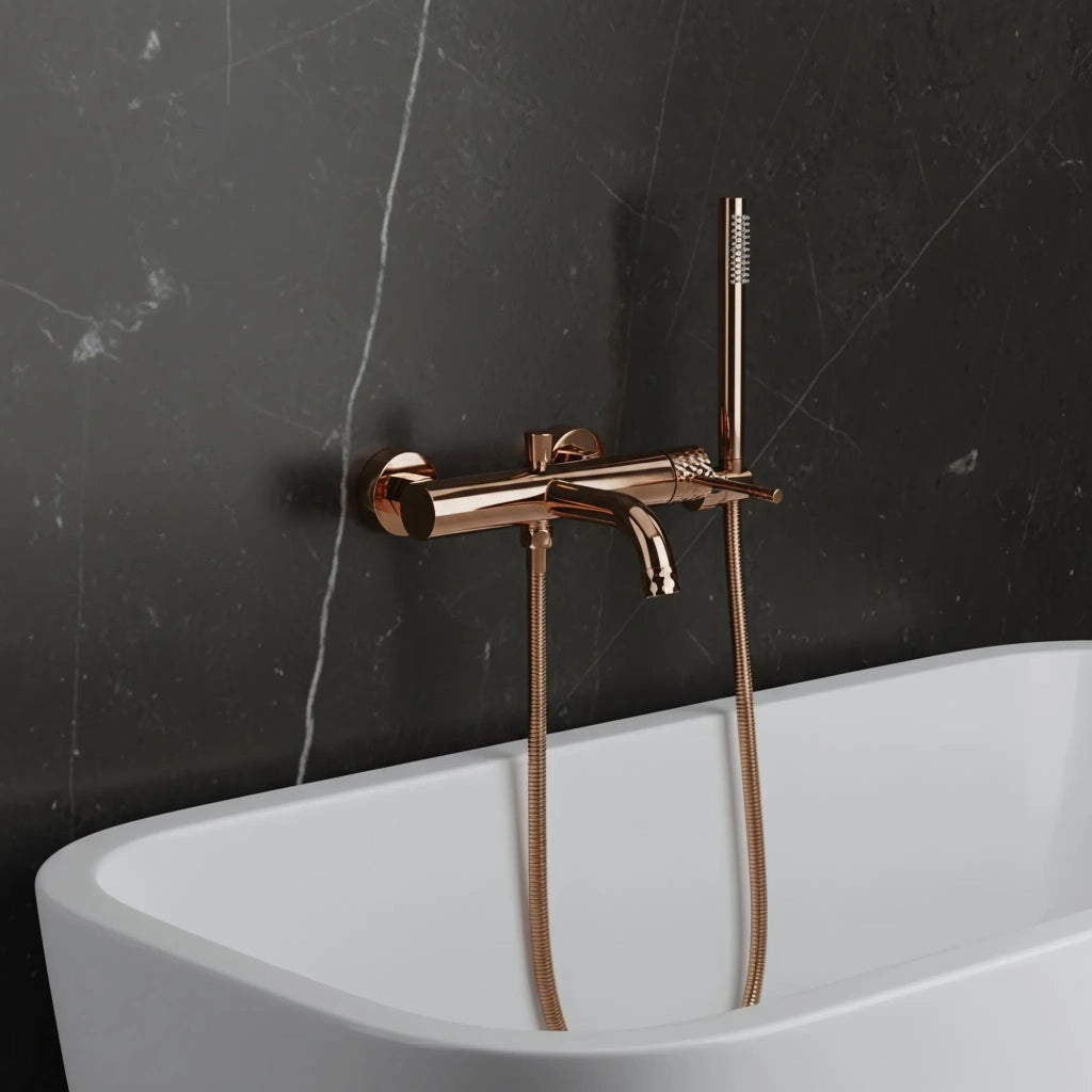 Rubinetto Da Vasca Rea Lungo Diamond Copper