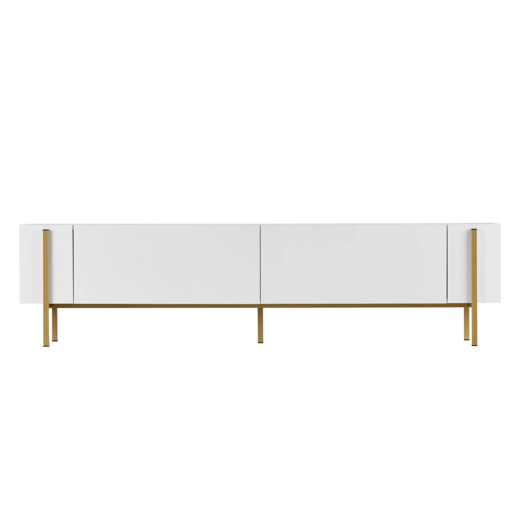 Noga, Mobile Porta tv 2 Ante, 180x30x45h cm Bianco