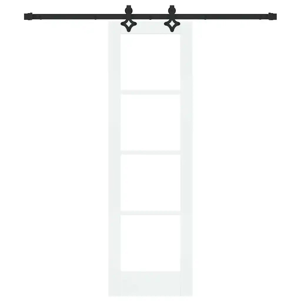 Porta scorrevole ORKDAL Bianco e Nero 61 x 198,5 cm 3332154