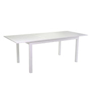 Tavolo alluminio bianco allungabile cm150/210x90h73