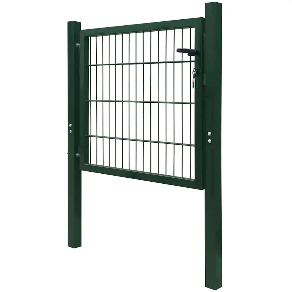 Cancello per Recinzione 2D (Singolo) Verde 100x80 cm CFW2379121
