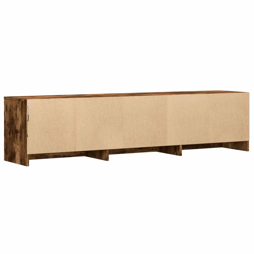 Mobile TV con LED con LED Quercia Affumicata 165 x 34 x 40 cm 3418715