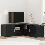 Mobile angolare con cassetto Rovere Nero 200 x 40 x 45 cm 3446639