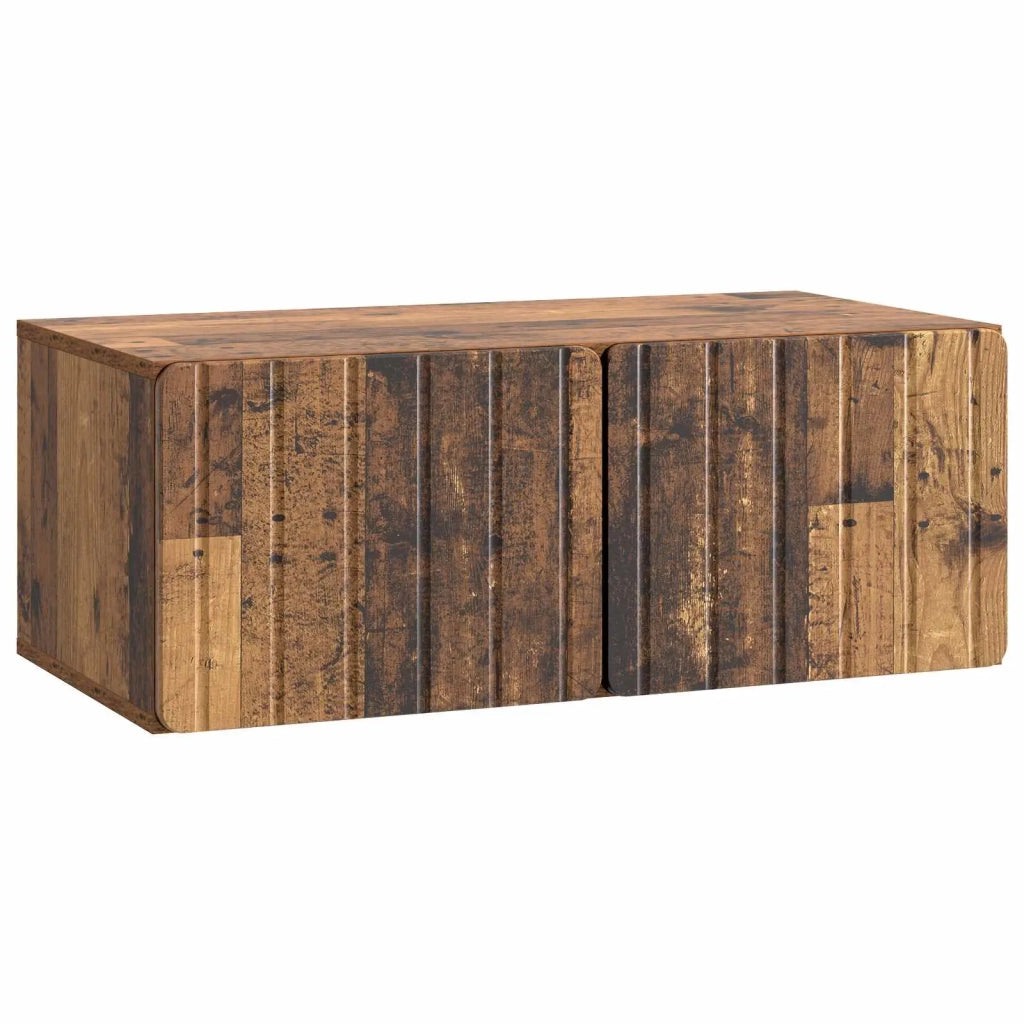 Mobile Porta TV da Muro Legno antico 78,5 x 41 x 30 cm