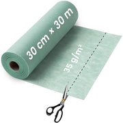 Veloce scelta - Telaio a rete 30 cm x 30 m - Verde eucalipto, resistente alle scalfitture e tagliabile