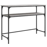 Tavolino Consolle | Tavolo d'Ingresso Grigio Sonoma 100x35,5x75cm Legno Multistrato