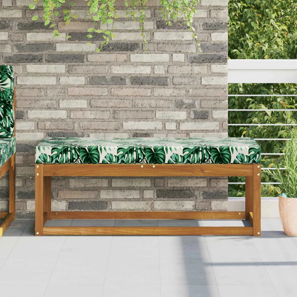 Cuscino da Sedia Esterno Fogli tropicali 111,5 x 40 x 8 cm 900977
