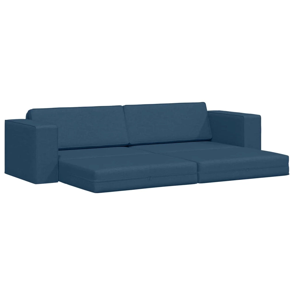 Divano letto Blu navy 245 x 78 x 77 cm Tessuto 4106722