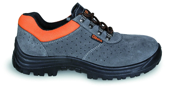 Beta SCARPE ANTINFORTUNISTICA IN PELLE SCAMOSCIATA BASSE S1P SRC 7246E Col. Grigio Mis. 45