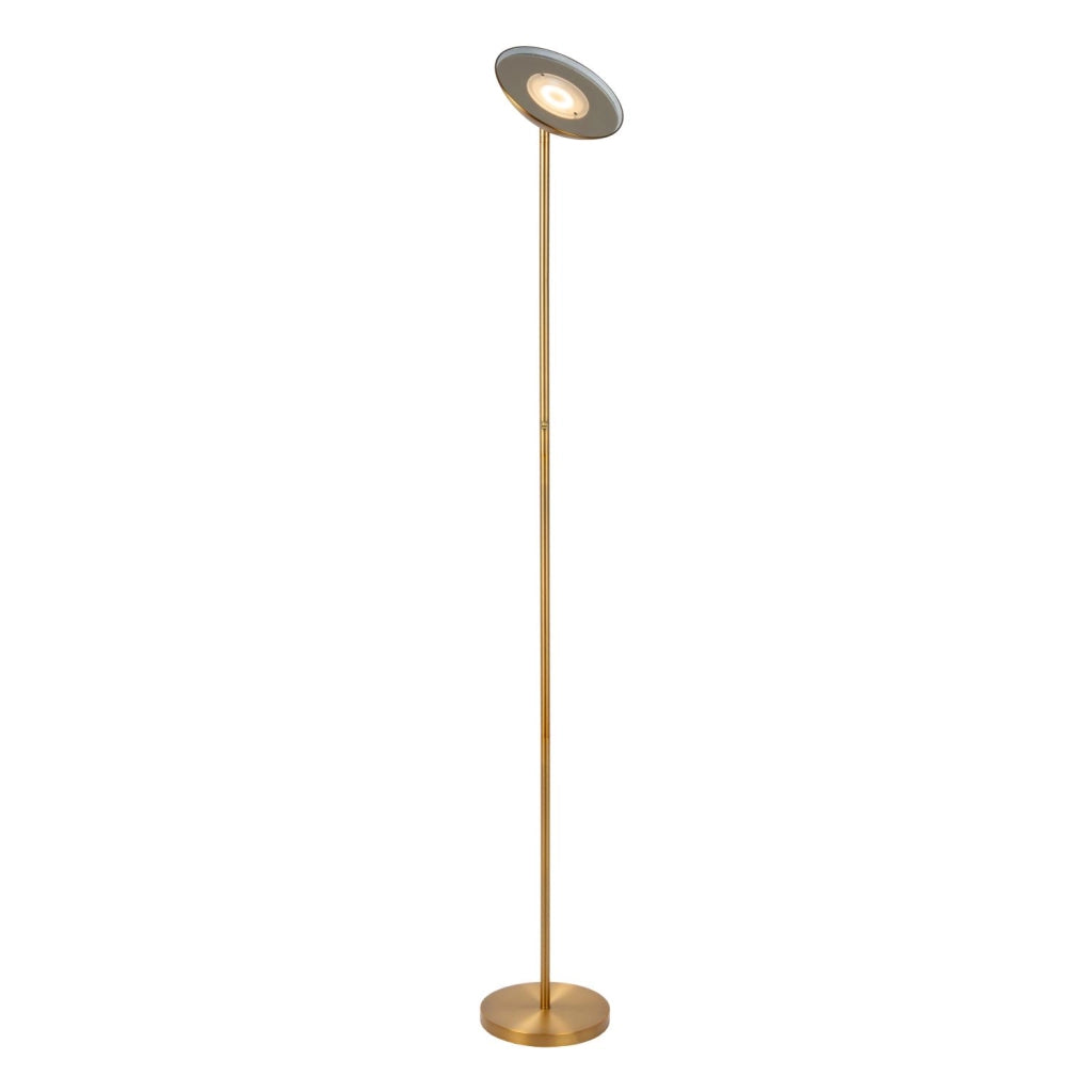 Lampada da terra LED 20W orientabile oro ZENITH Lucide