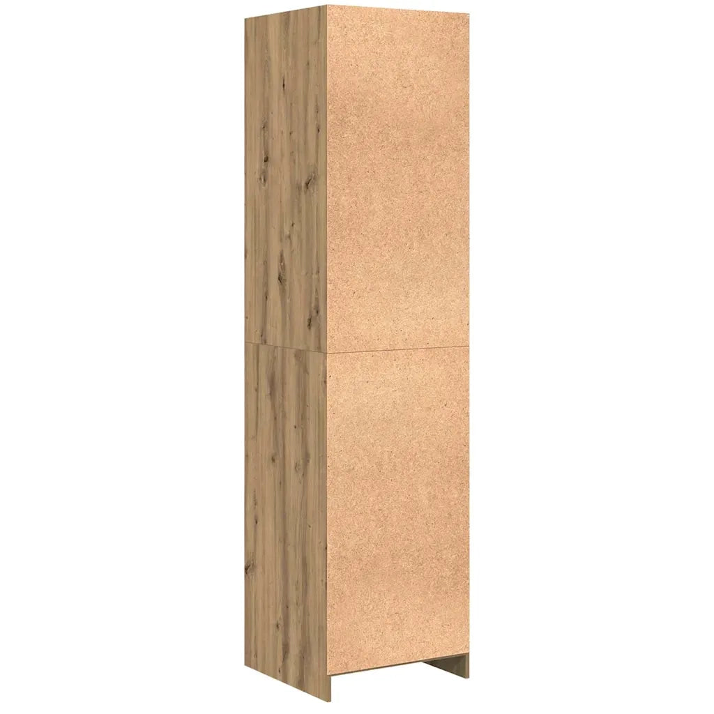 vidaXL Guardaroba con lo scaffale rovere artigianale Legno multistrato