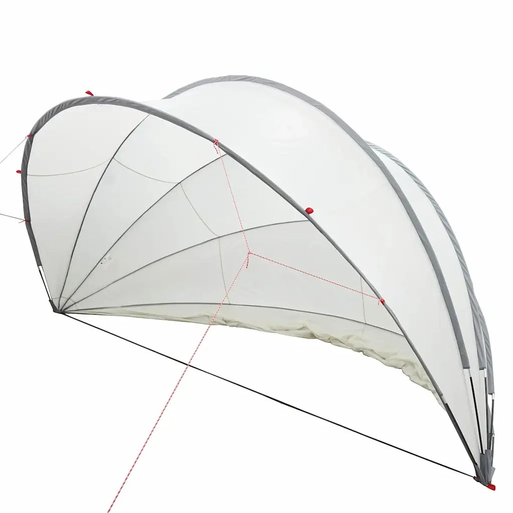 Dome Piscina Grigio e arancione 472 x 460 x 229 cm