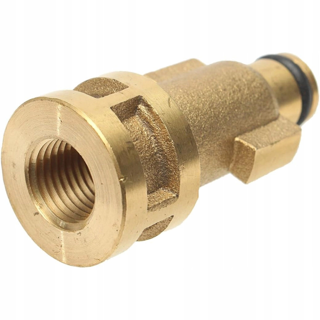Adattatore Baionetta 1/4"F per Idropulitrice compatibile con Bosch Aquatak – Ottone Resistente, 160 Bar, 60°C