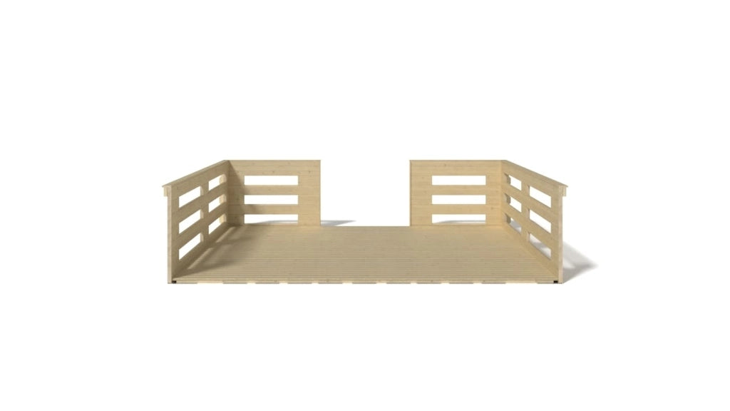 Veranda - 12 m2 - 4m x 3m - colore: naturale - DOM548 - ALTANKA