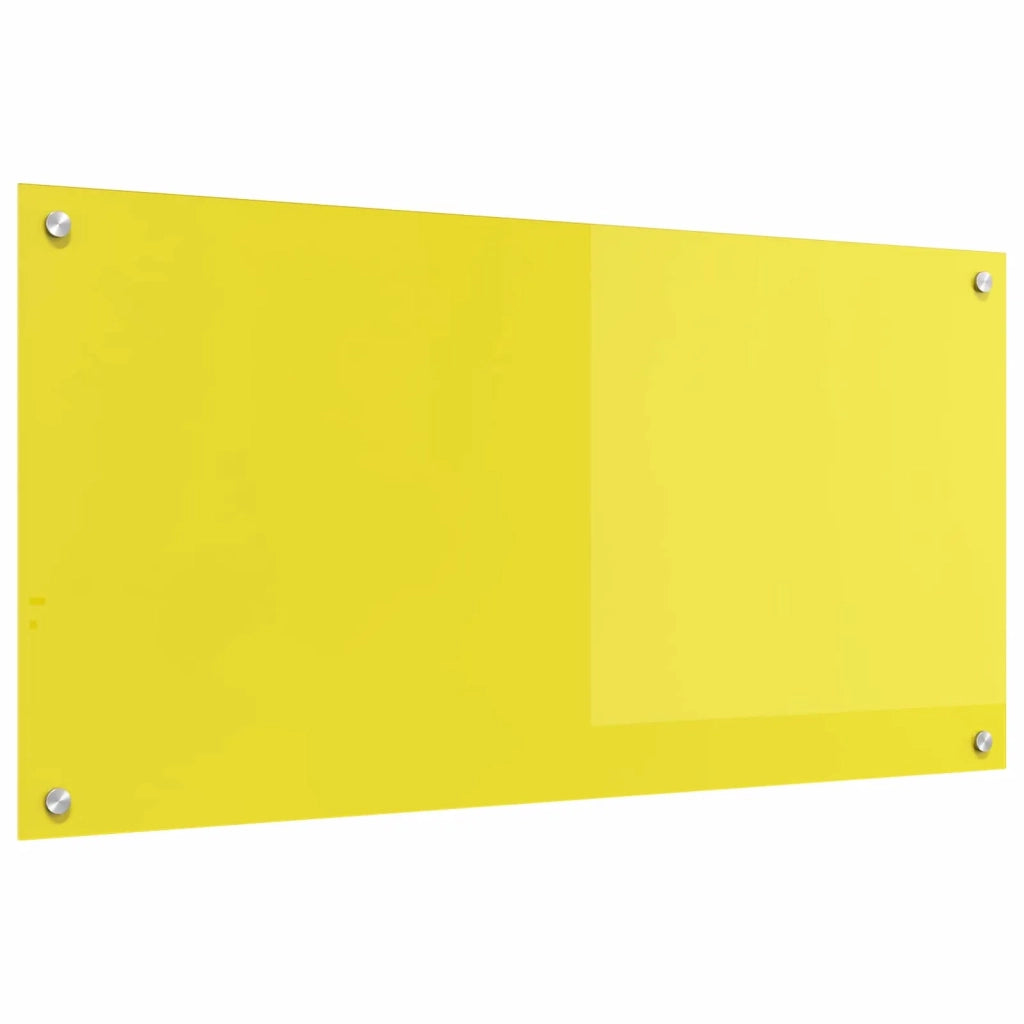 Schienale da cucina Giallo 100 x 50 cm vetro temperato 42001260