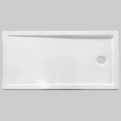 PIATTO DOCCIA RETTANGOLARE IN RESINA SPECIALE  70x120 H. 4     CARDINALE