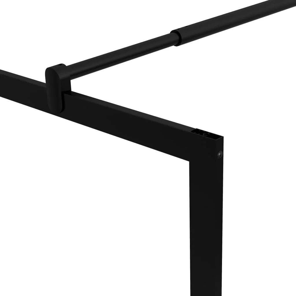 Box doccia walk-in parete doccia parete box doccia bagno interni casa vetro temperato 90 x 195 cm nero 02_0002137