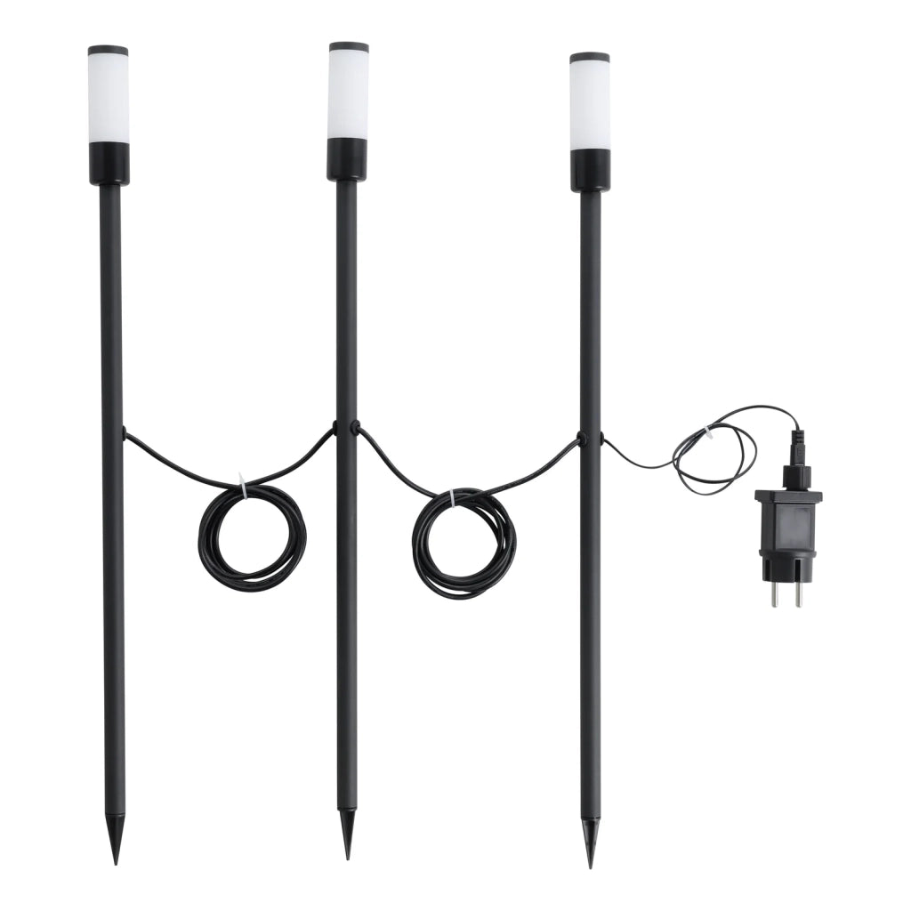 Lampade Da Esterno Zancaro Alluminio Nero Plastiche Bianco Led 1W 390Lm Ip44