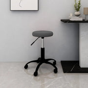 Sedia da Ufficio Girevole Grigio Scuro in Velluto 333175