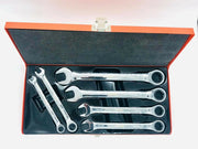 Set chiavi combinate a cricchetto Set di chiavi a cricchetto da 6 pezzi nuove