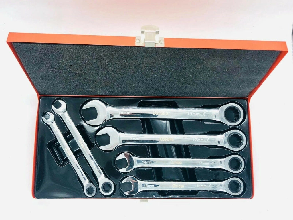 Set chiavi combinate a cricchetto Set di chiavi a cricchetto da 6 pezzi nuove