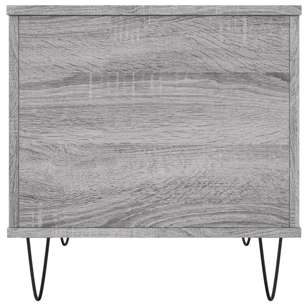 Tavolino Salotto-Tavolino da soggiorno-Tavolo Grigio Sonoma 60x44,5x45 cm Legno Multistrato 504637