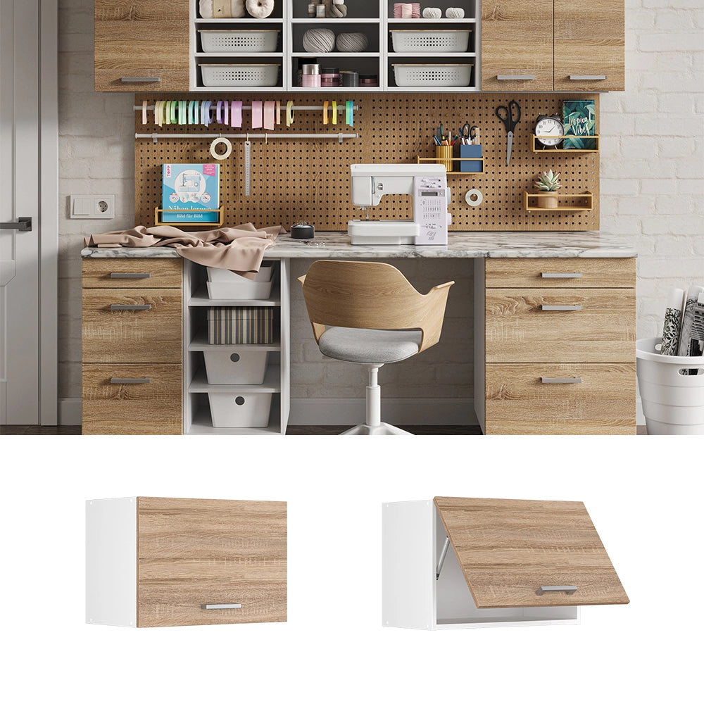 Vicco Pensile universale Sonoma 60 cm con porta a ribalta