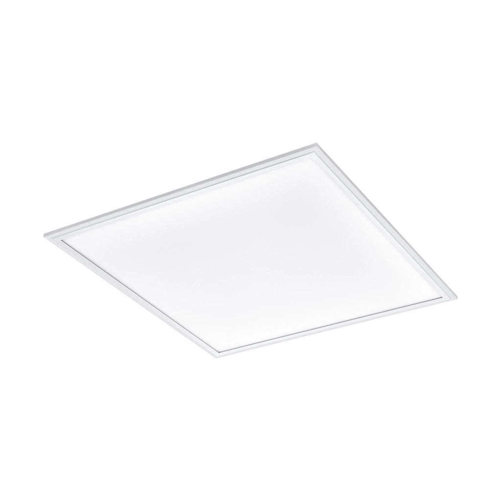 Plafoniera Moderna Salobrena-A Alluminio Bianco Luce Led Integrato 30W Ip20