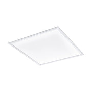 Plafoniera Moderna Salobrena-A Alluminio Bianco Luce Led Integrato 30W Ip20
