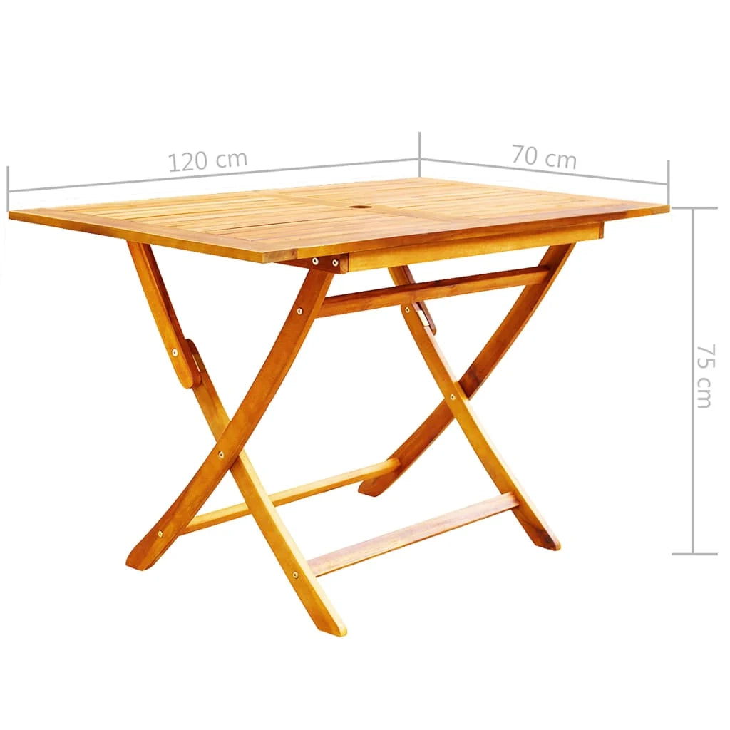 Set da pranzo da giardino pieghevole da 7 pezzi in legno massello di acacia 02_0014926