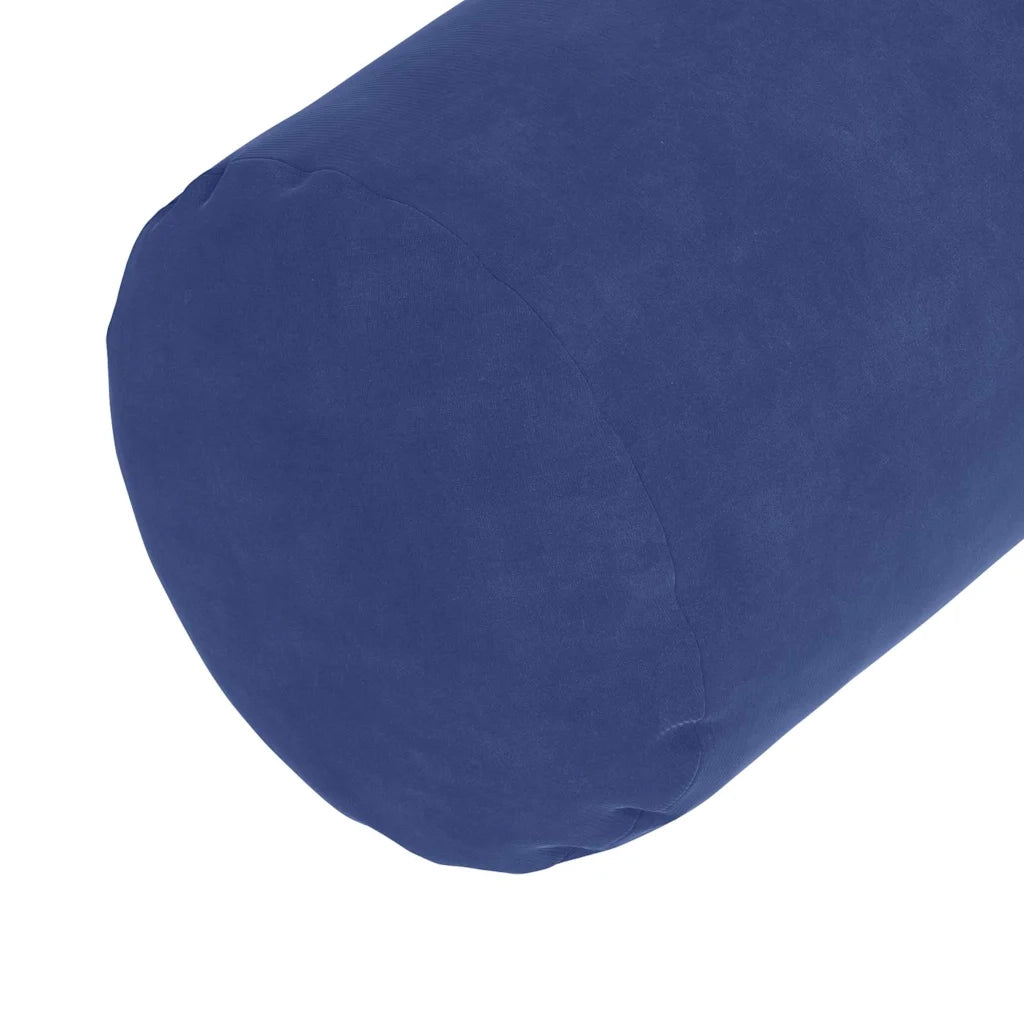 Cuscini a rullo 2 pcs Blu Polizia Ø 25 x 70 cm Tessuto in Cords 42014339