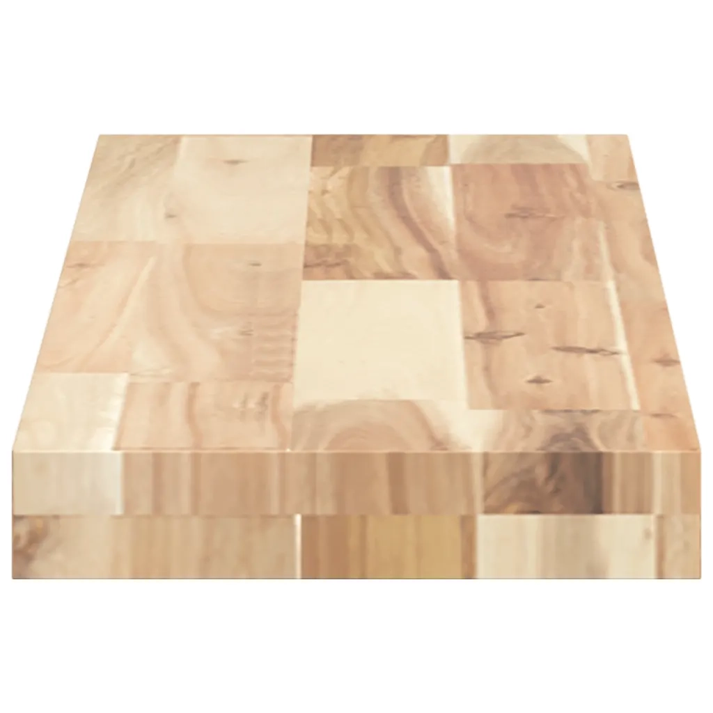 vidaXL Mensole da Parete 3 pz 100x20x4 cm Legno Acacia Non Trattato