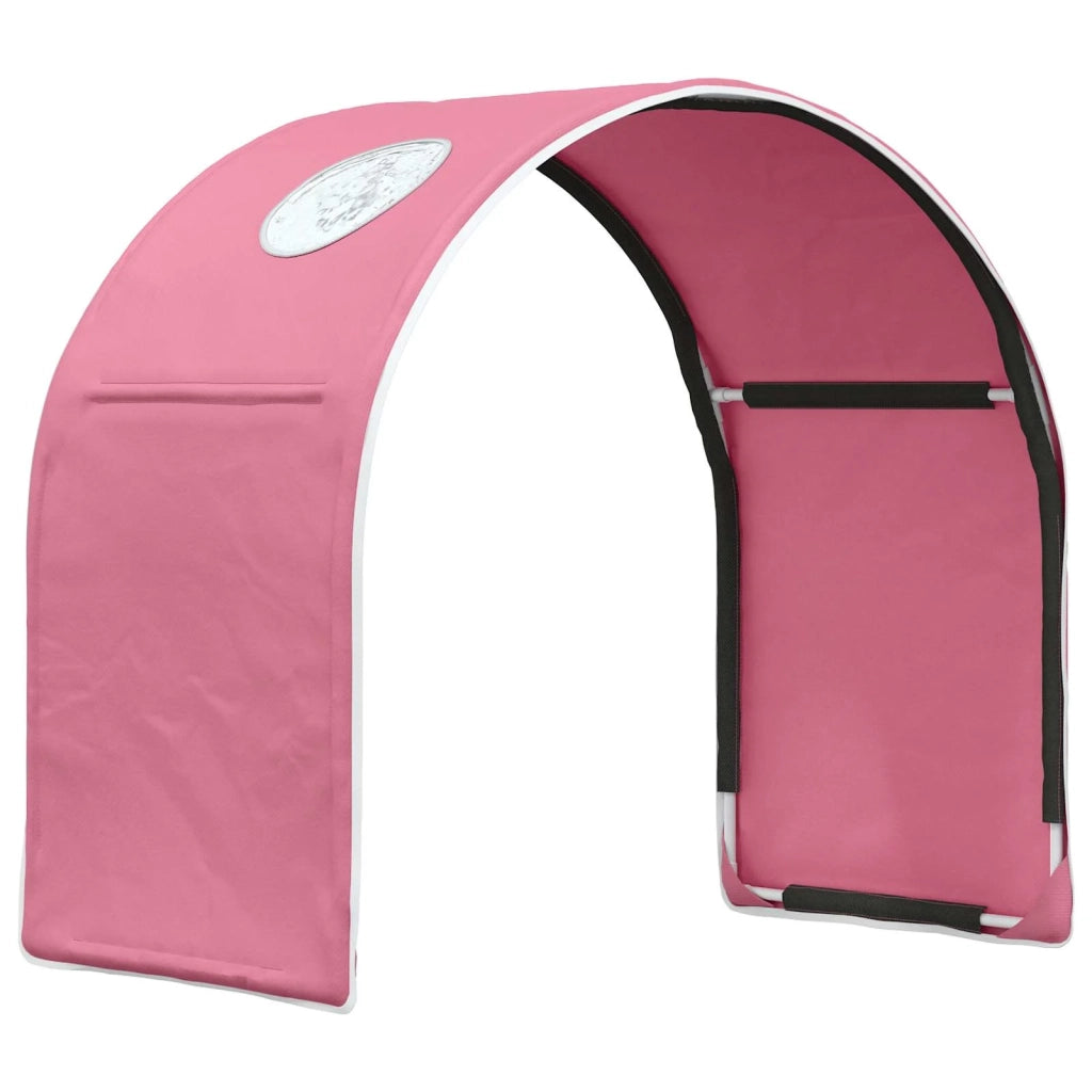 Tunnel per Letto 2 pcs Rosa 211 x 52,5 x 2 cm Poliestere