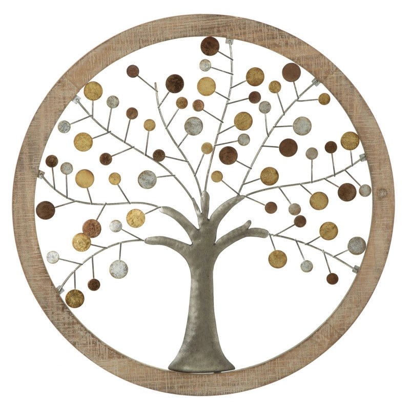 Pannello Da Muro Albero Della Vita Mirror cm ø 61x1,8