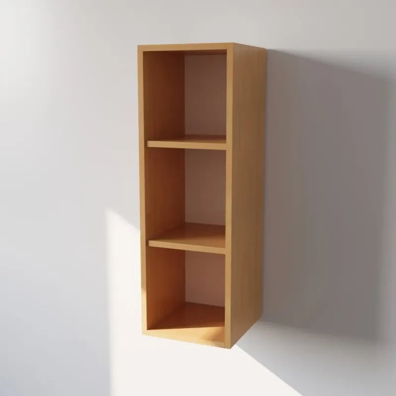 Pensile Cucina  in Legno Nobilitato Faggio  Mobile Alto con 1 Anta, Pensile Componibile Moderno Made in Italy (H90XL45XP33cm)