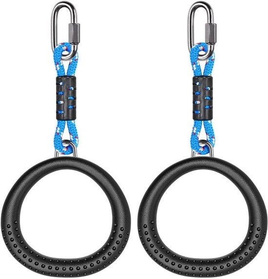 Ginnastica - Raggi di Sostegno 2 Pezzi - Presa Antiscivolo - Alta Qualità Materiale Plastico - Per Interno/Esterno - Capacità 1000 lb - Facile da Installare - Raggio di Sostegno per Arrampicata