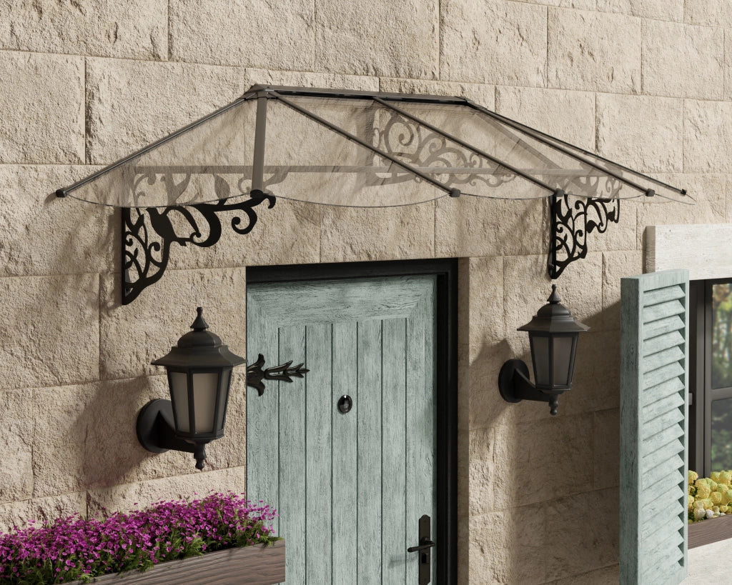 Pensilina Da Esterno Lily  267X88X70 cm  Trasparente