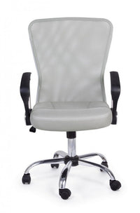 Sedia Poltrona Operativa da Ufficio in Tessuto a Rete Brisbane Grigia