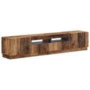 Mobile TV LED a 5 pezzi Legno antico Legno ingegnerizzato 3416849