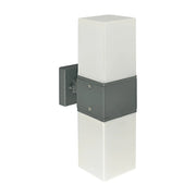 LÚZETE - APPLIQUE DA ESTERNO BORAGE ANTRACITE IP44