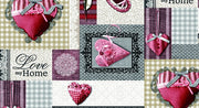 TOVAGLIATO IN PVC FANTASTIK CUORI 1056-3  Rotolo cm.140 (H) x 20 mt (L)