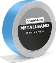 Banda metallica autoadesiva per figurine Tonie e magneti - 3m x 35mm