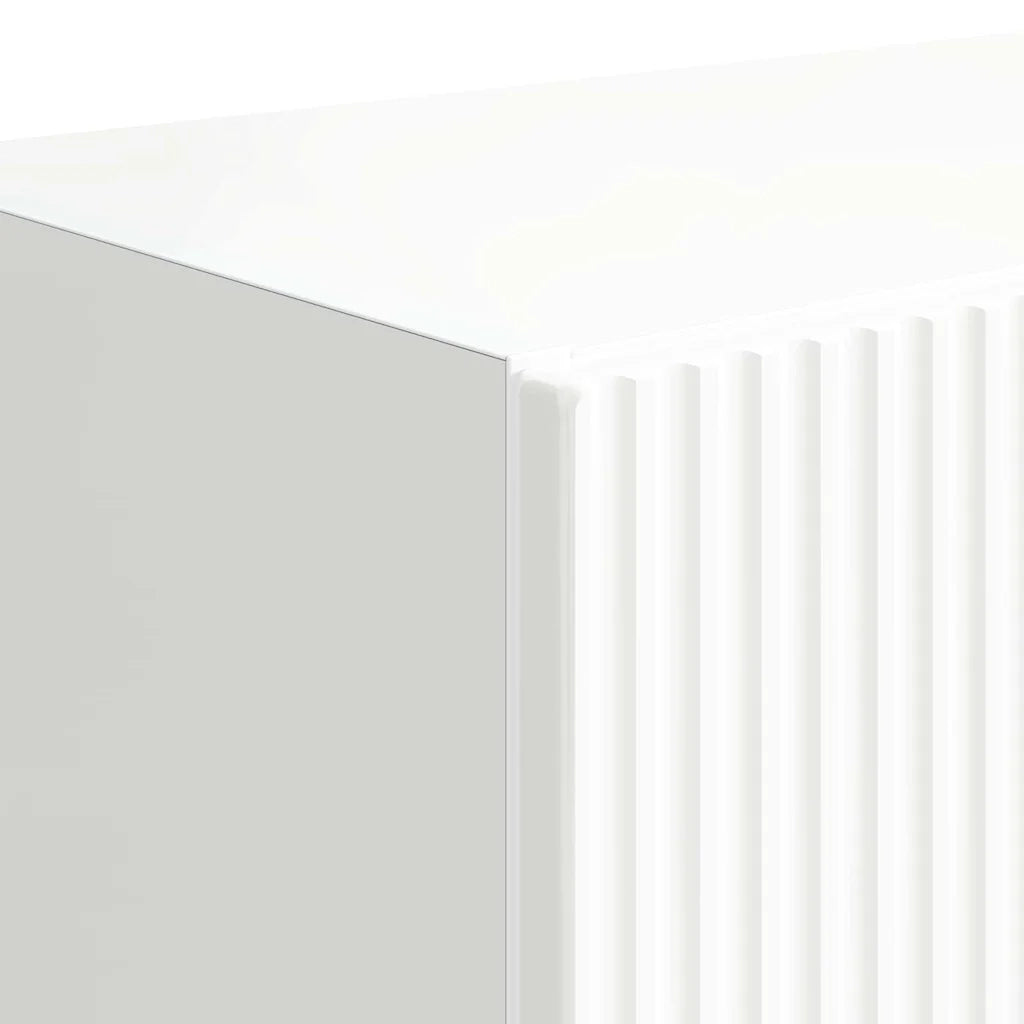 Mobile TV da parete Bianco Lucido 59,5 x 31 x 100 cm 892373
