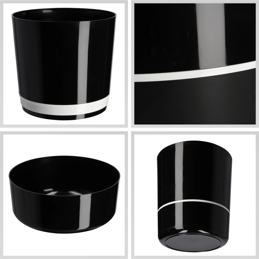 Copertura per vaso da fiori KADAX, 29 cm, in due pezzi, in plastica.