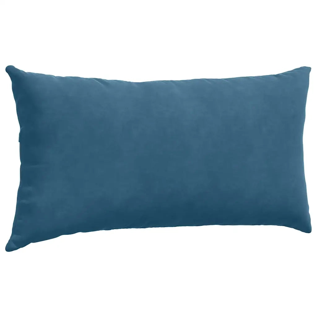 Cuscini da Divano 2 pcs Blu 80 x 40 cm Tessuto in Cords